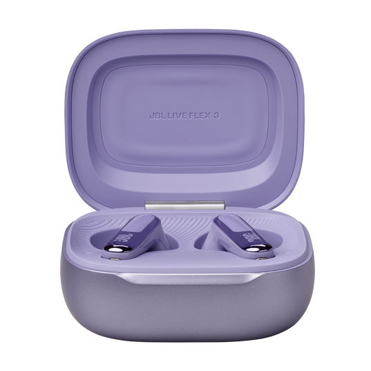 JBL Live Flex 3 - Purple - True wireless noise-cancelling open-stick earbuds - Detailshot 2